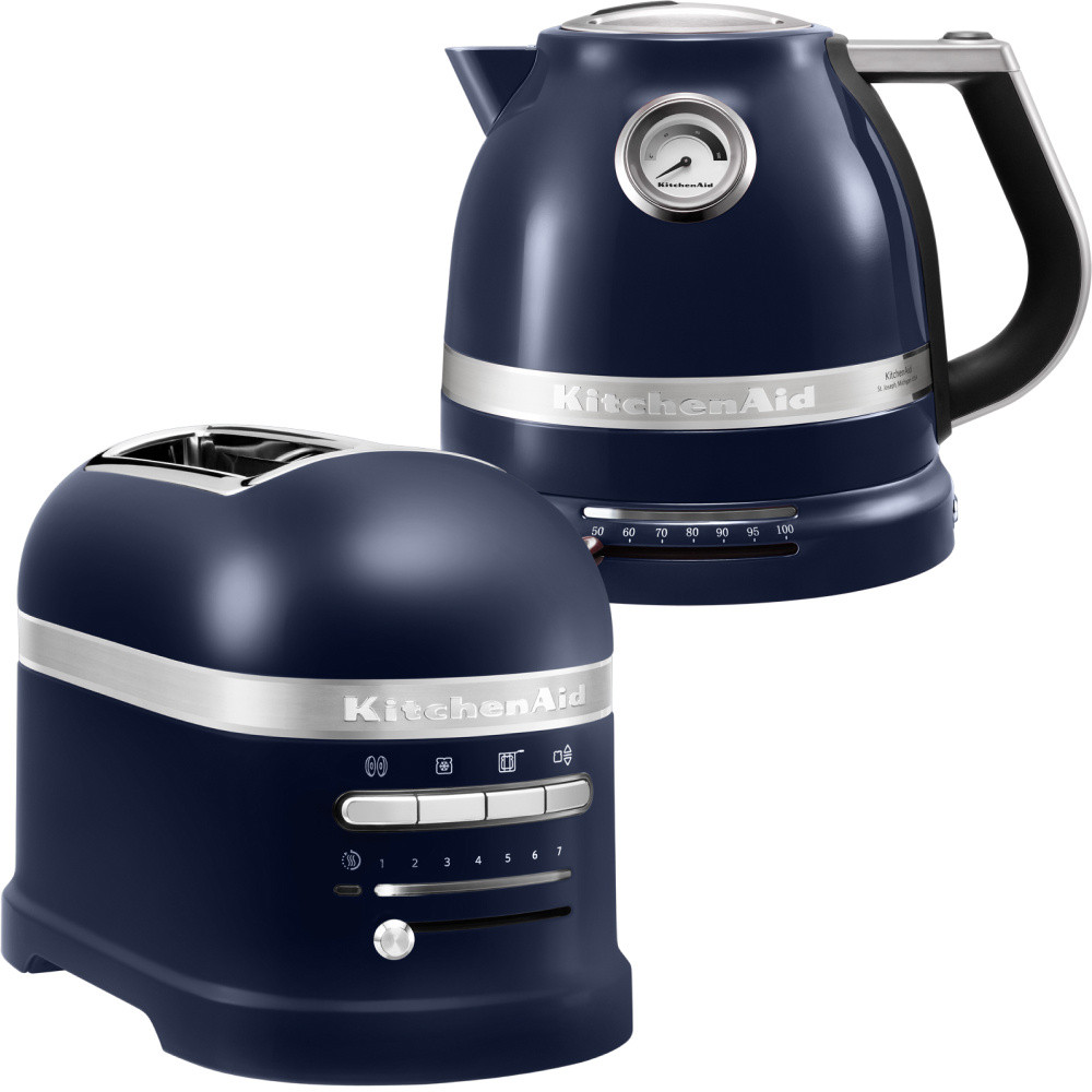 Blue kettle shop and toaster