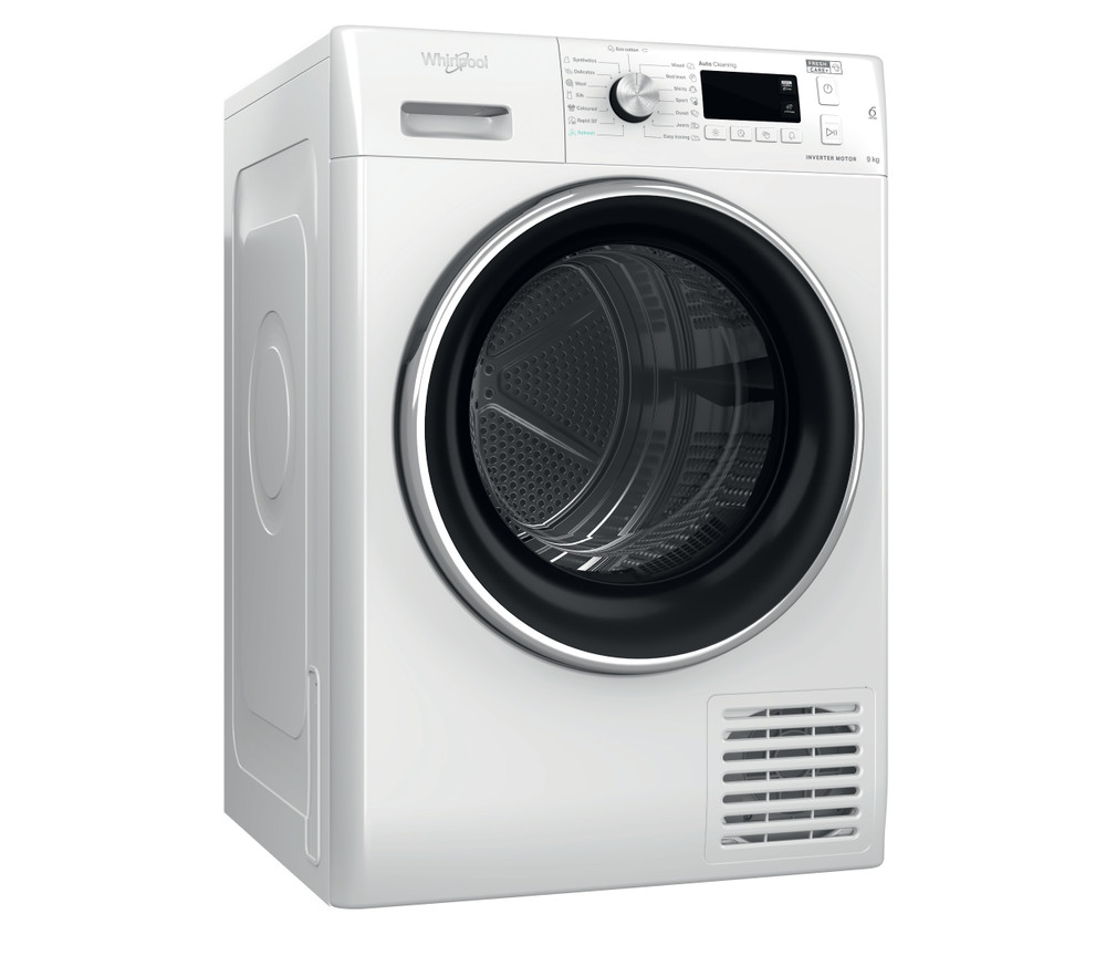 Whirlpool Сушилна машина FFT M11 9X3BXY EE Бял Perspective