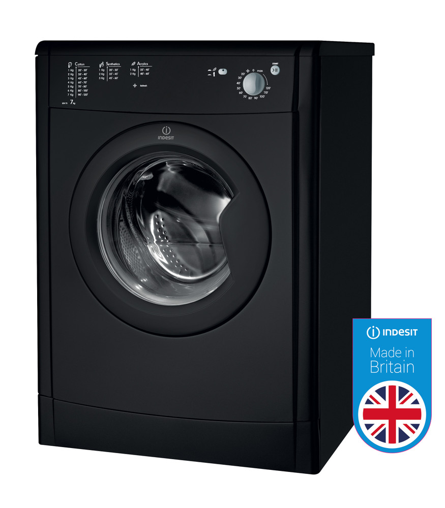 Freestanding Tumble Dryer Indesit IDV 75 B K (UK) | Indesit UK