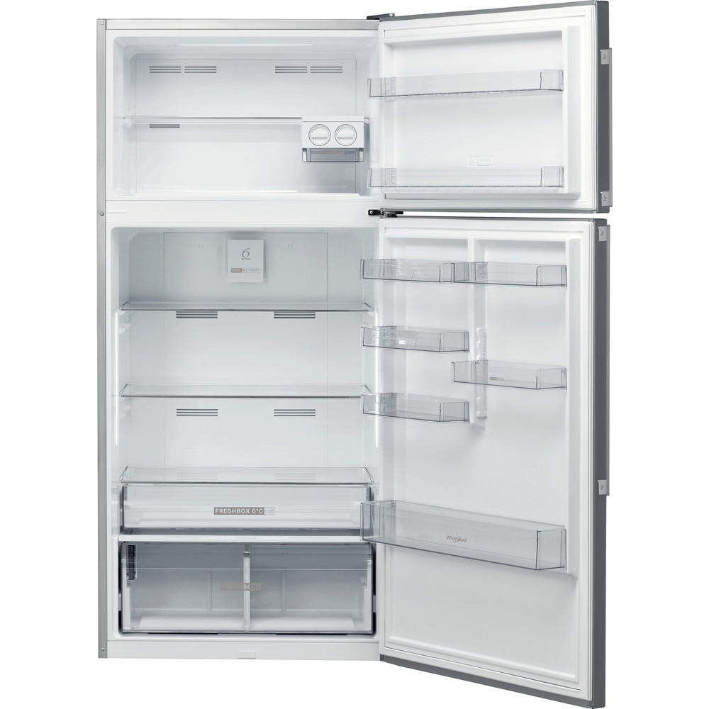 Réfrigérateur double porte posable Whirlpool: sans givre - W84TI 31 X