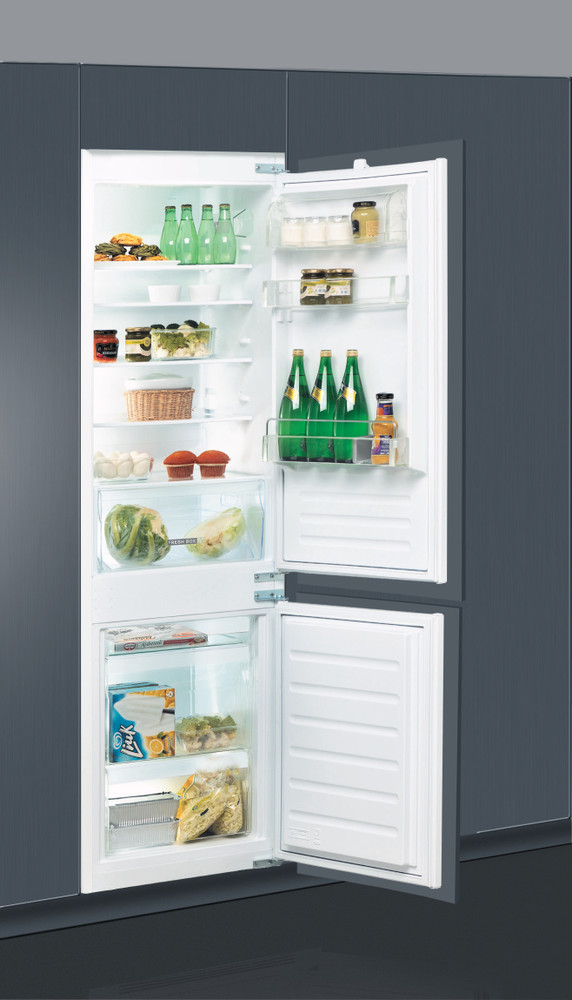 Whirlpool Συνδυασμός ψυγείου/καταψύκτη Εντοιχιζόμενο ART 66001 Λευκό 2 doors Perspective open