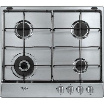 Whirlpool Piano cottura AKR 312/IX Inox GAS Frontal