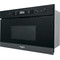 Whirlpool Mikrobangų krosnelė Įmontuojamas AMW 4900/NB Juoda Elektroninis 22 Tik MW 750 Frontal