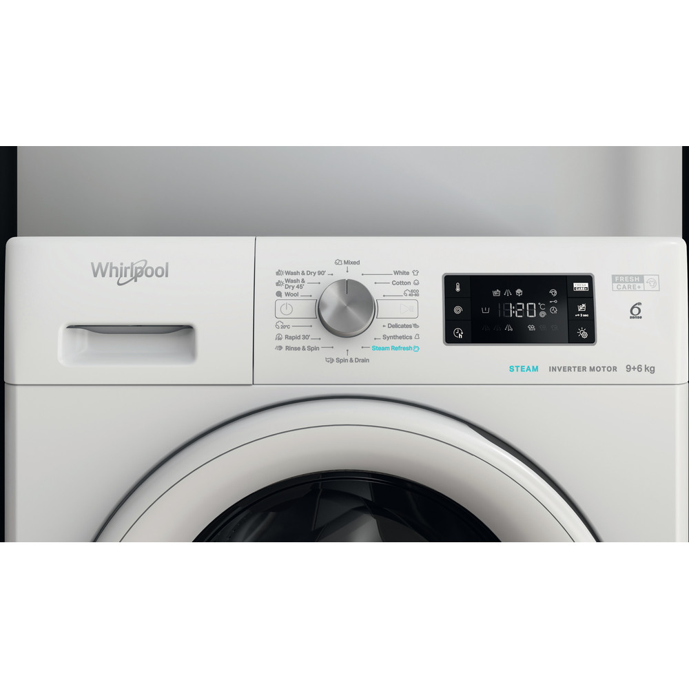Machine lavante séchante Whirlpool FFWDB 964369 WV EE 9kg