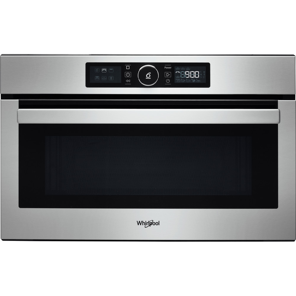Whirlpool Mikroviļņu krāsns Iebūvējams AMW 730/IX Nerūsējošs tērauds Elektroniska 31 Mikroviļņi+Grila funkcija 1000 Frontal