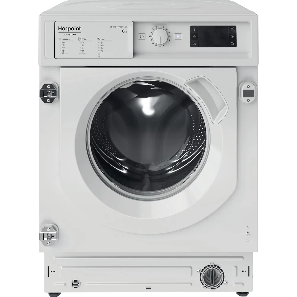 Hotpoint_Ariston Máquina de lavar roupa Encastre BI WMHG 81485 EU Branco Carga Frontal B Frontal