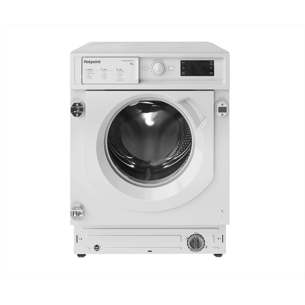 Hotpoint Washing machine Built-in BI WMHG 91484 UK White Front loader C Frontal