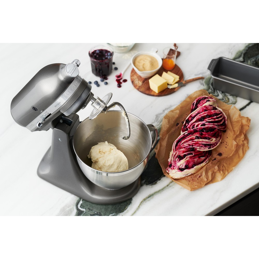 KITCHENAID 5KSM175PSEMS 5 QT. STAND MIXER (Medallion Silver) WITH TWO BOWLS  220 VOLTS NOT FOR USA