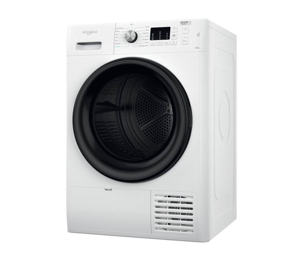 Sèche-linge à Condensation Whirlpool: Posable, 8,0 Kg - FFT CM10 8BB NA ...