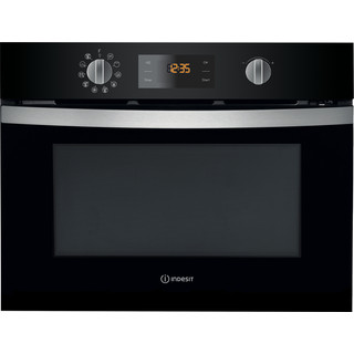 Indesit Four à micro-ondes Encastrable MWI 3445 BL Noir Électronique 40 Micro-ondes combiné 900 Frontal