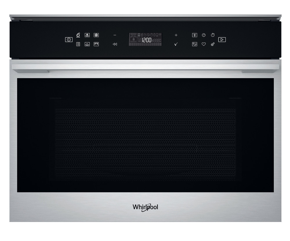 Whirlpool Microwave Built-in W7 MW461 UK Stainless Steel Electronic 40 MW-Combi 900 Frontal