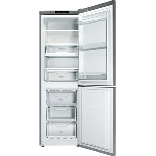 Indesit Холодильник з нижньою морозильною камерою. Соло LI8 FF2I X Нержавіюча сталь 2 двері Frontal open