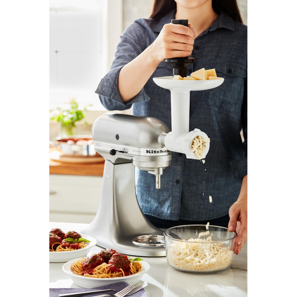 COFUN Accessorio Tritacarne per KitchenAid Robot da Cucina, con 4 piastre  di macinazione 3 insaccatrici per salsicce 1 pressa per hamburger per  Kitchen aid : : Casa e cucina