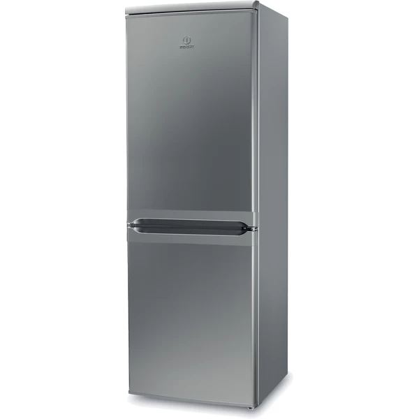 Indesit Fridge-Freezer Combination Free-standing IBD 5515 S 1 Silver 2 doors Perspective