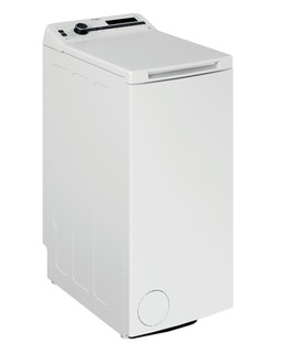 Fritstående Whirlpool-vaskemaskine med topbetjening: 6,0 kg - TDLRB 6240SS EU/N