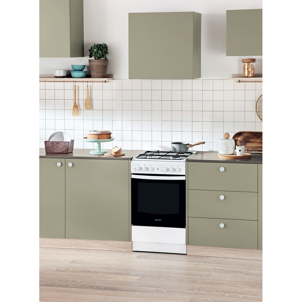 Cucina elettrica a libera installazione Indesit: 50 cm ...