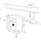 Whirlpool Pesumasin Integreeritav BI WMWG 71483E EU N Valge Eestlaetav D Frontal
