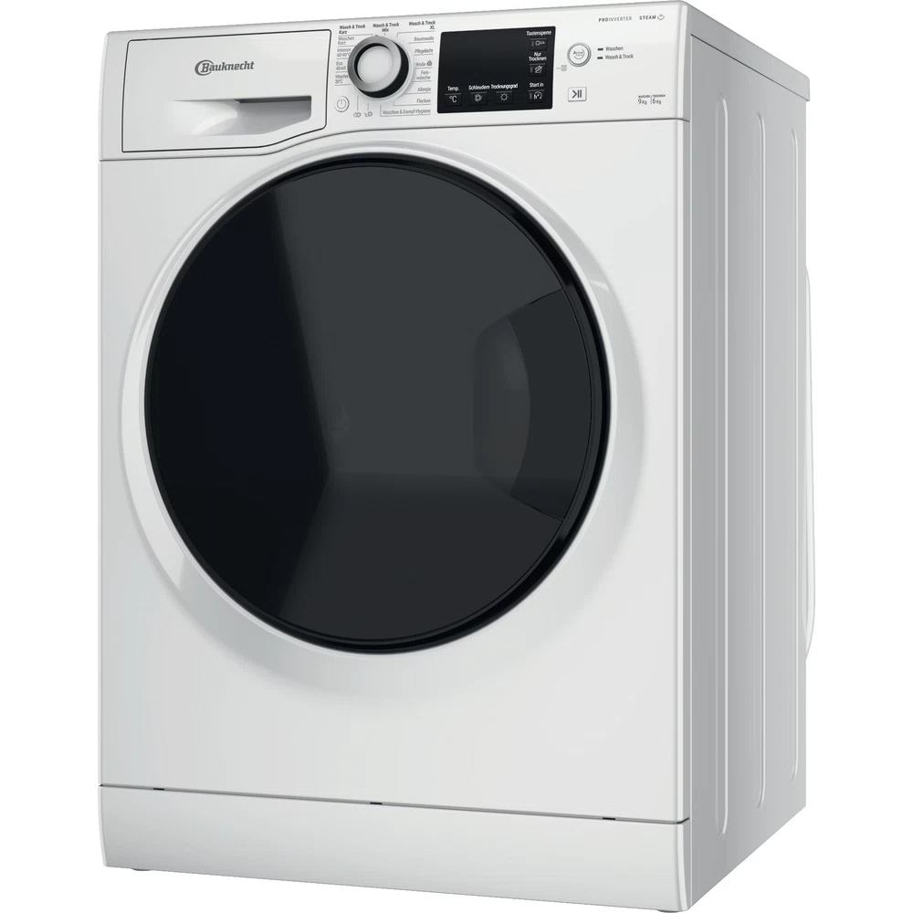 Kombineret Bauknecht vaskemaskine/tørretumbler: 9,0 kg WT Eco 96S 41 N | Bauknecht Denmark