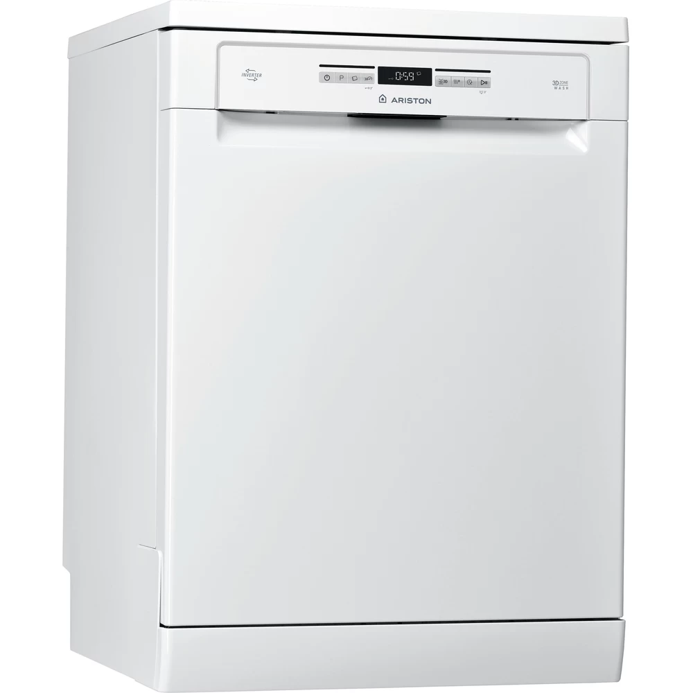 Ariston Dishwasher Free-standing LFO 3P23 W L Free-standing A Perspective