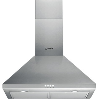 Indesit Hotte Encastrable IHPC 6.5 LM X Inox Mural Mécanique Frontal