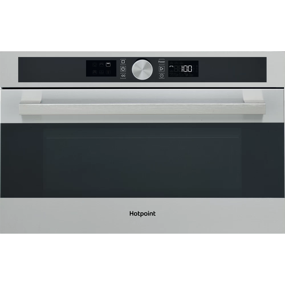 Hotpoint Microwave Built-in MD 554 IX H Stainless Steel Electronic 31 MW+Grill function 1000 Frontal