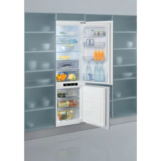 Whirlpool Kombinovaná chladnička s mrazničkou Vstavané ART 868/A+ Biela 2 doors Lifestyle perspective open