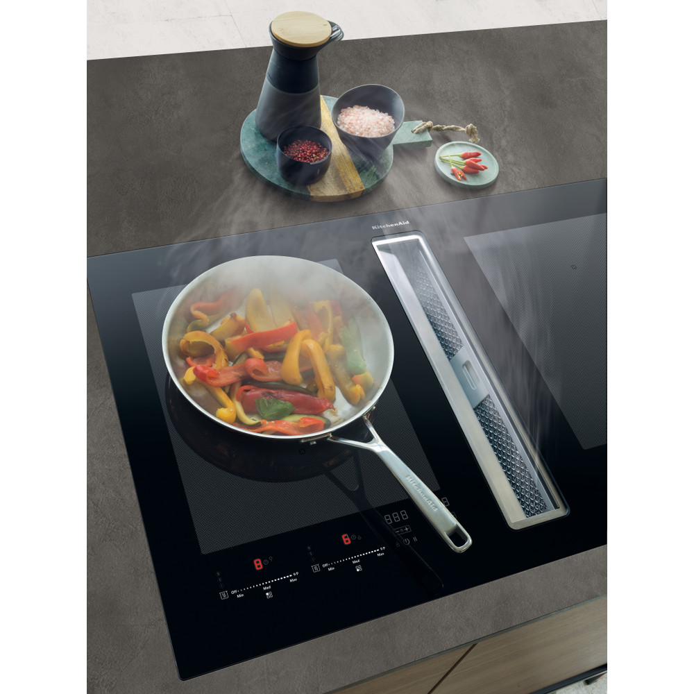 Kitchenaid Venting cooktop KHIVF 90000 Black Lifestyle