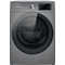 Whirlpool Washing machine Samostojni W6 W945SB EE Silver Front loader B Perspective