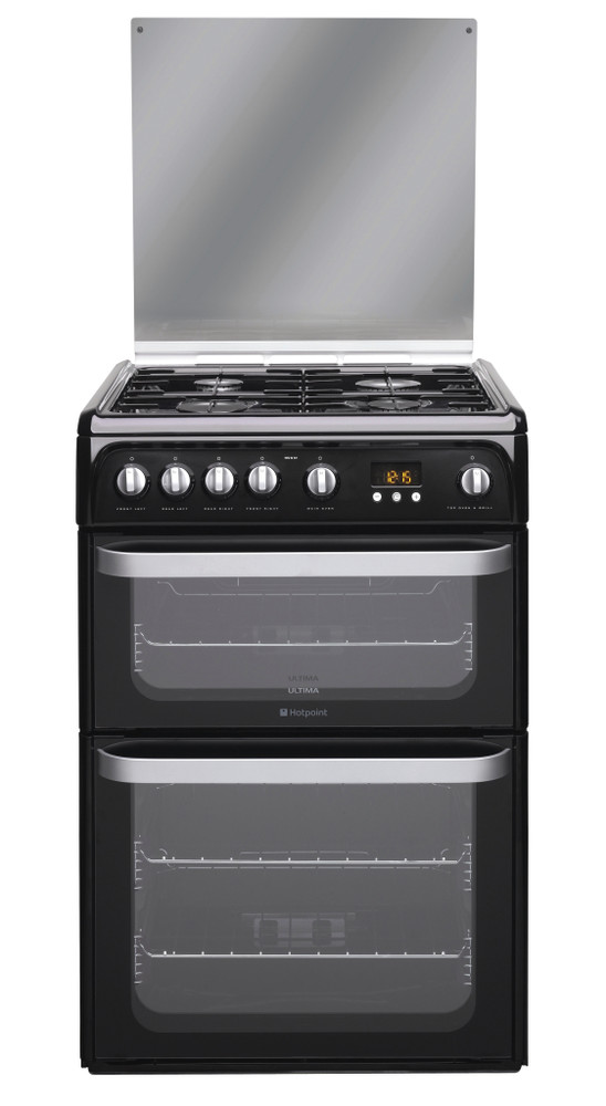 Hotpoint Gas Freestanding Double Cooker: 60cm - HUG61K | Hotpoint