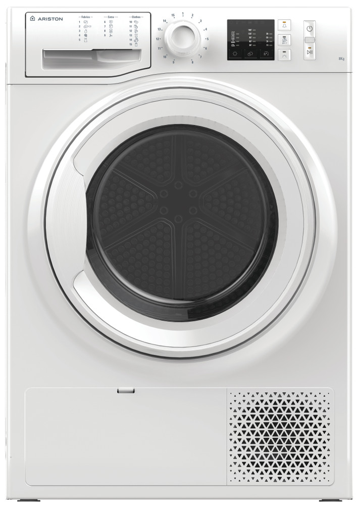 Ariston Heat Pump Tumble Dryer: Freestanding, 8,0kg - NT M10 81 EX