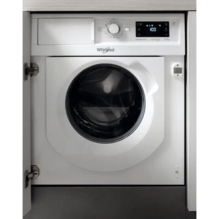 Whirlpool Máquina de lavar e secar roupa Encastre BI WDWG 75148 EU Branco Carga Frontal Frontal