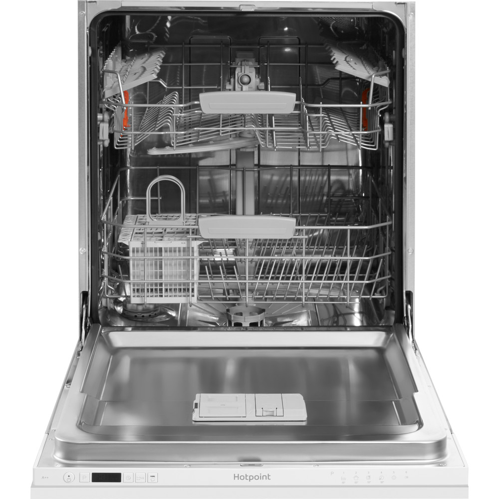 Hotpoint integrated dishwasher full size, white HIC 3B+26 UK Hotpoint