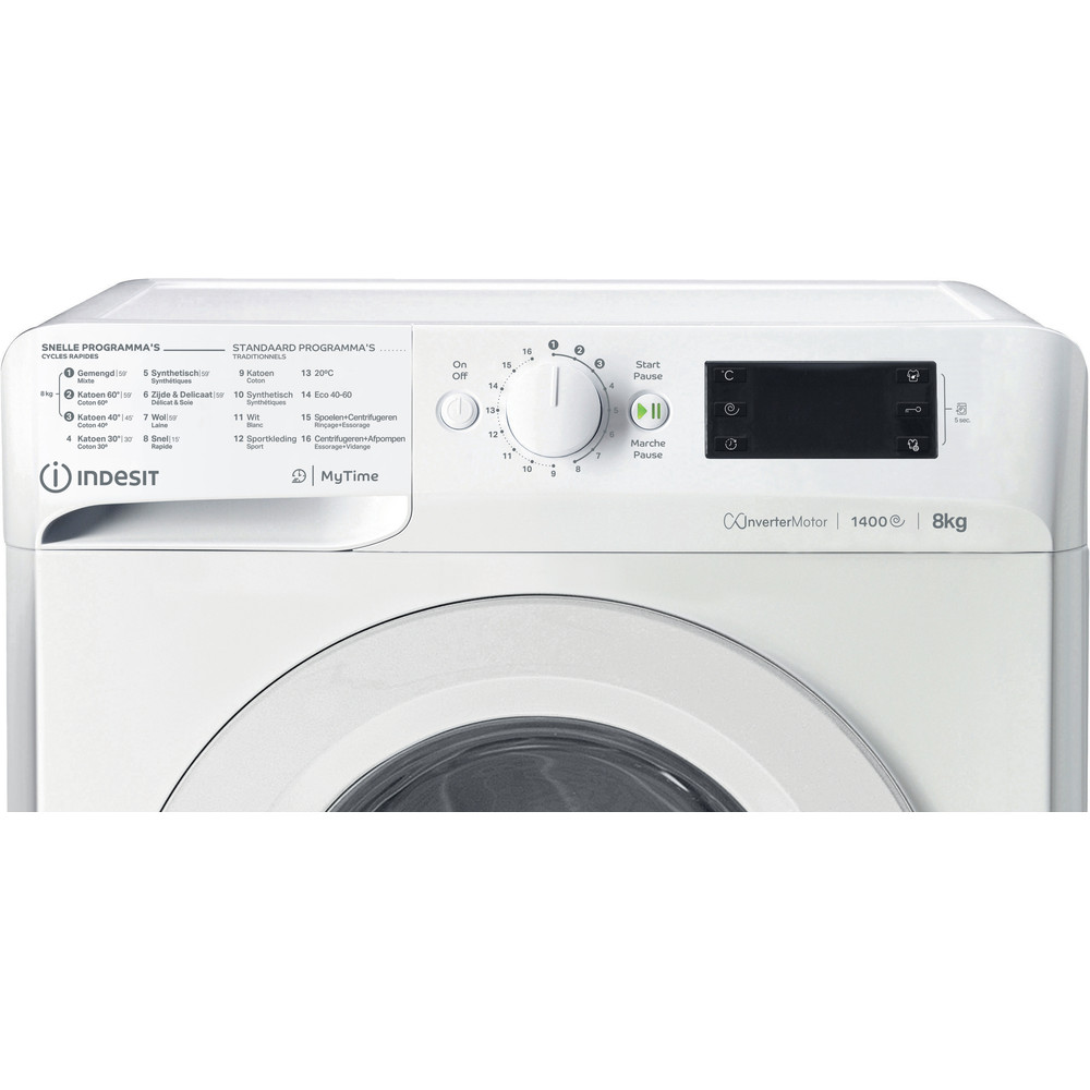 Vrijstaande wasmachine Indesit MTWE 81483 W BE | Indesit NL