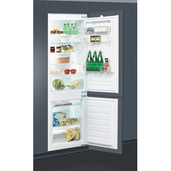 Whirlpool Combinación de frigorífico / congelador Encastre ART 66011 Blanco 2 doors Perspective open