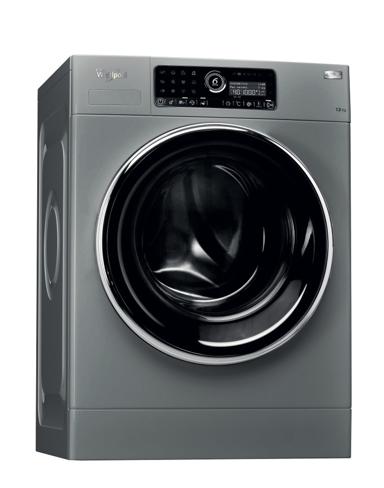 Whirlpool Washing machine مفرد FSCR12433 Silver محمل أمامي A+++ Perspective