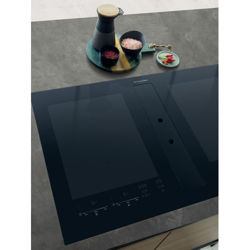 Kitchenaid Venting cooktop KHIVF 90000 Black Lifestyle detail