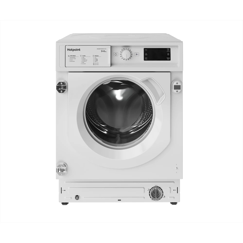 Hotpoint Washer dryer Built-in BI WDHG 961484 UK White Front loader Frontal