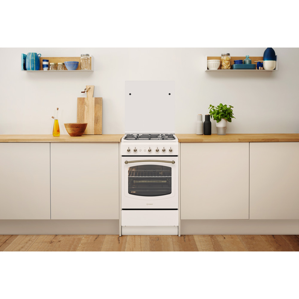 Cucina a gas a libera installazione Indesit: 50 cm ...
