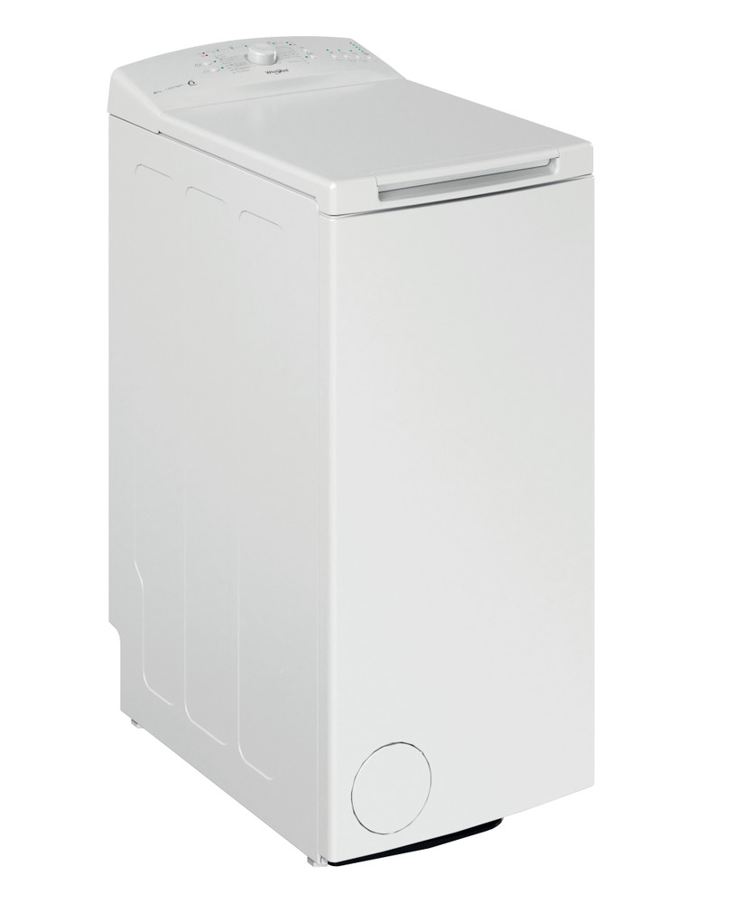 Whirlpool Vaskemaskine Fritstående TDLR 6230L EU/N Hvid Topbetjent D Perspective