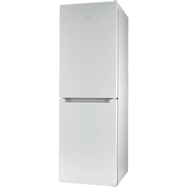 Indesit Réfrigérateur combiné Pose-libre LI7 SN2E W Blanc 2 portes Perspective