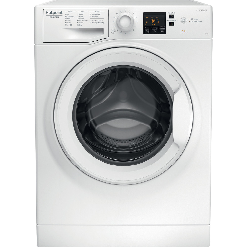 Lavatrice A Libera Installazione A Carica Frontale Hotpoint 8 Kg