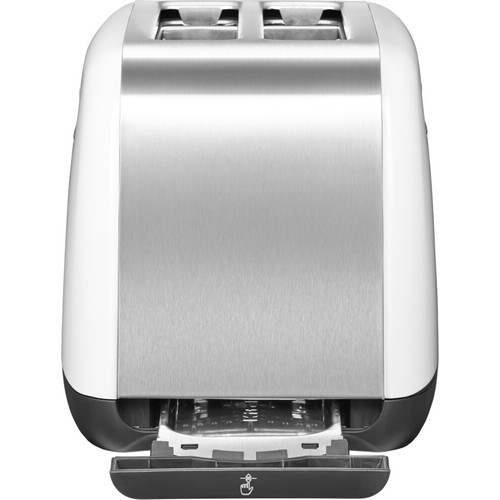 Kitchenaid Toaster Standgerät 5KMT2115EWH Weiss Perspective open