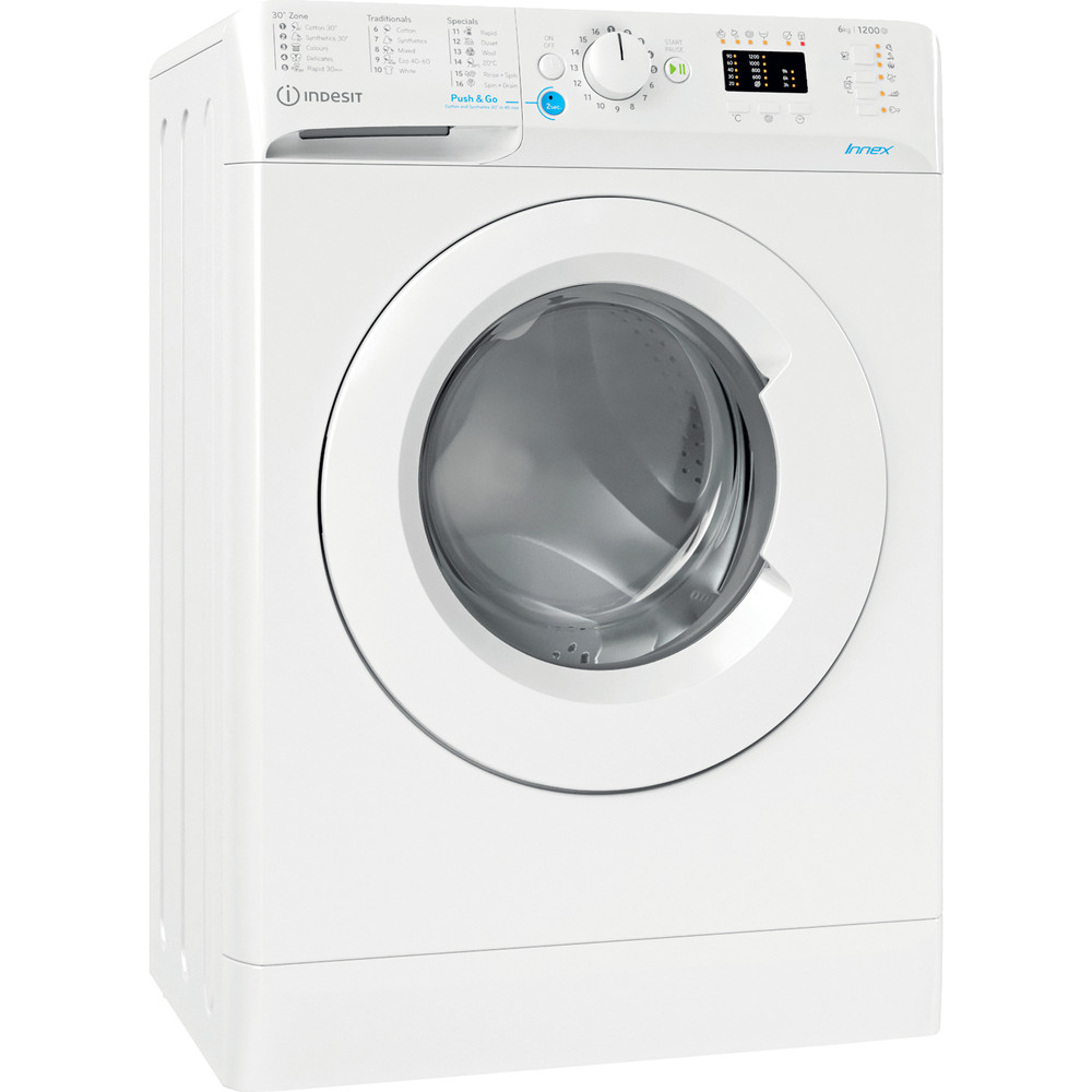 Indesit BWSA 61251 W EE N elöltöltős keskeny mosógép