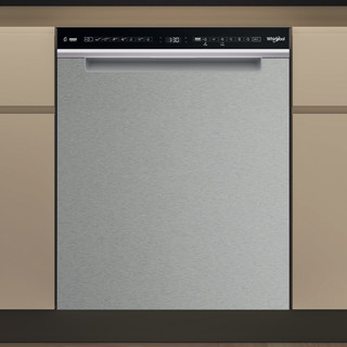 Whirlpool-opvaskemaskine: inox-farve, fuld størrelse - W7U HS31 X