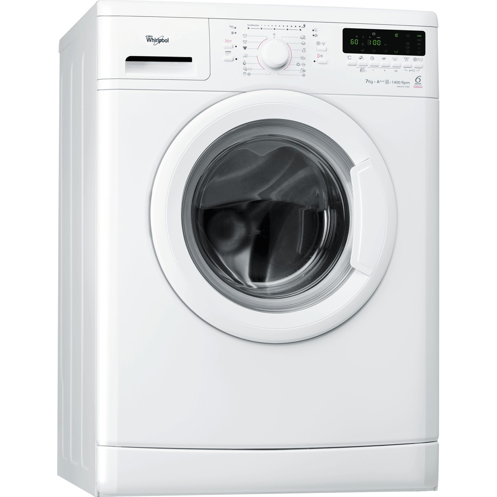 Whirlpool frontmatad tvättmaskin: 7 kg - AWO/D 7305