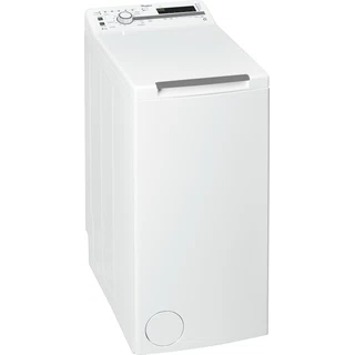 Whirlpool Washing machine Freestanding TDLR 60210 White Top loader A+++ Perspective