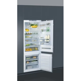Whirlpool Kombinerat kylskåp/frys Inbyggda SP40 802 2 White 2 doors Perspective open