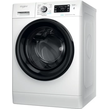 Whirlpool Lave-linge Pose-libre FFB 10469E BV BE Blanc Frontal A Perspective