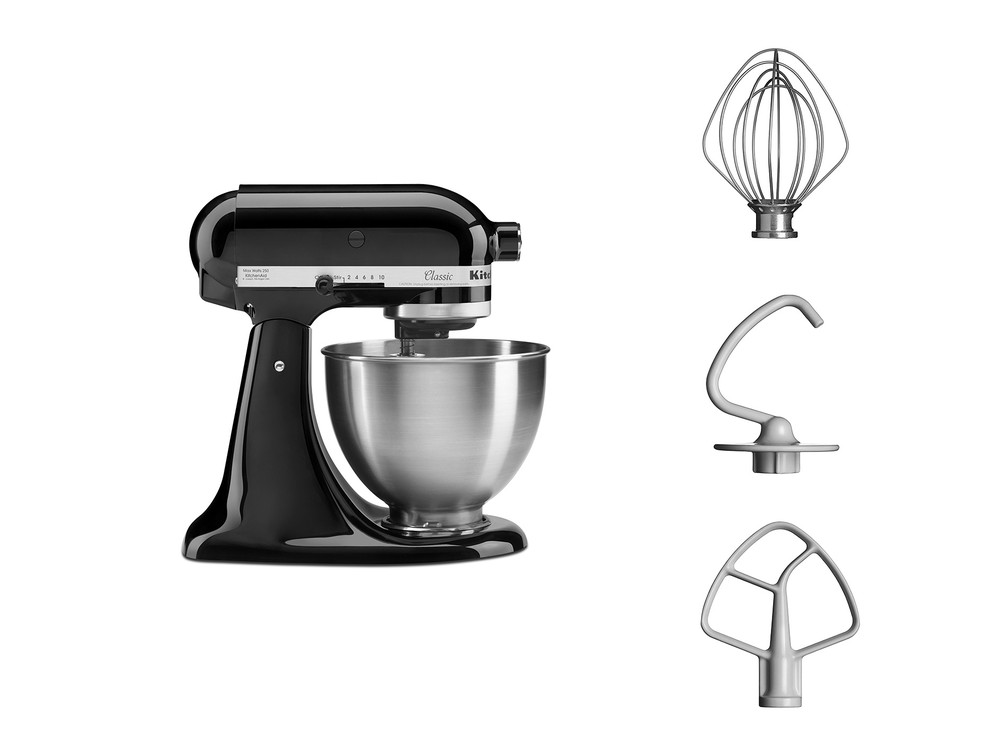 kitchenaid 5k45ssbob classic stand mixer