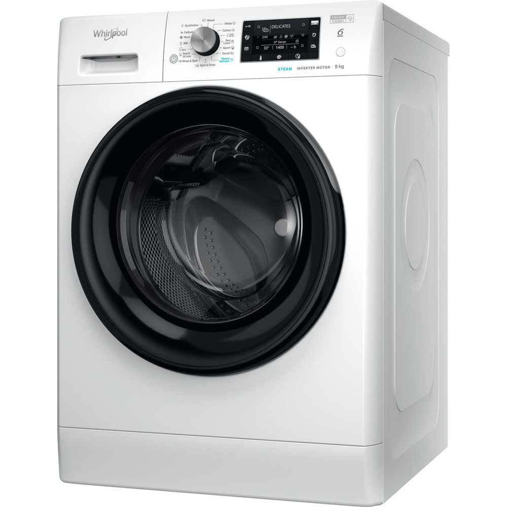 Whirlpool Latvija Laipni Lugti Pie Jusu Sadzives Tehnikas Piegadataja Whirlpool Brivi Stavosa Velas Mazgajama Masina Ar Ieladi No Prieksas 9 0 Kg Ffd 9448 Bv Ee